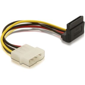   Delock táp kábel, SATA - Molex átalakító kábel 90 fok (60104)