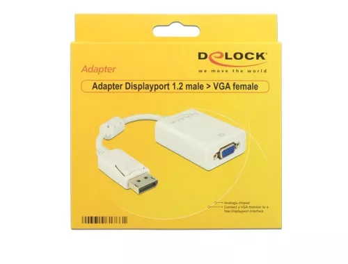 Delock Displayport 1.1 - VGA adapter (61766)