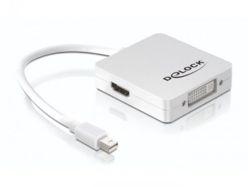 Delock Displayport mini 1.1 - Displayport/HDMI/DVI adapter (61768)