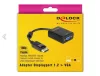 Delock Displayport 1-1 - VGA adapter (61848)