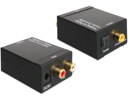 Delock RCA - Optikai átalakító audio konverter (62443)
