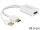 Delock HDMI apa + USB apa to DisplayPort anya átalakító adapter (62496)