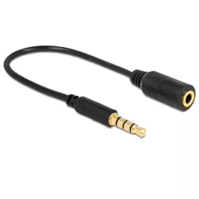   Delock 3.5mm Jack 4pin apa (CTIA) - 3.5mm 4pin anya (OMTP) átalakító (62498)