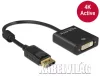 Delock Displayport 1.2 - DVI 4K aktív adapter (62599)