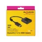   Delock DisplayPort apa 1.2 - HDMI anya adapter, fekete (62607)