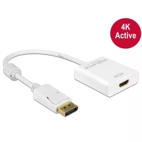 Delock Displayport 1.2 - HDMI 4K aktív adapter (62608)