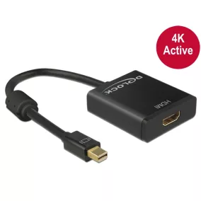 Delock mini Displayport 1.2 - HDMI 4K aktív adapter (62611)