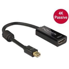   Delock mini Displayport 1.2 - HDMI 4K passzív adapter (62613)