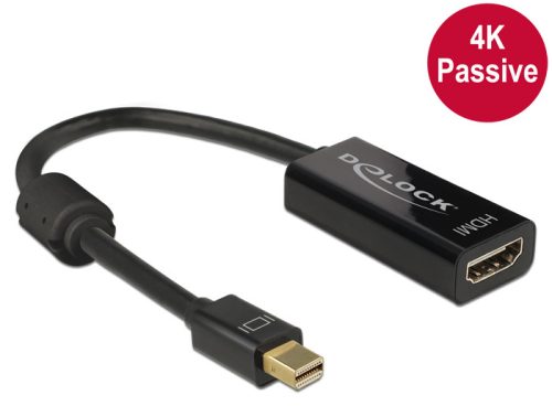 Delock mini Displayport 1.2 - HDMI 4K passzív adapter (62613)