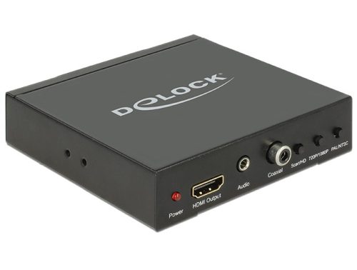 Delock SCART/HDMI - HDMI konverter skálázóval (62783)