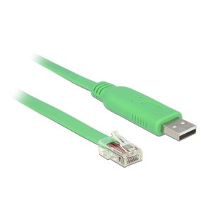 Delock USB 2.0 - RJ45 konzol kábel 1.8m (62960)