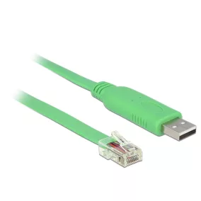 Delock USB 2.0 - RJ45 konzol kábel 1.8m (62960)