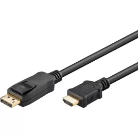 Goobay DisplayPort - HDMI 4K 60Hz kábel 1m (64839)