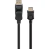 Goobay DisplayPort - HDMI 4K 60Hz kábel 3m (64843)