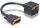 Delock Adapter DVI-D dugó - DVI-D és HDMI aljzat (aranyozott) (65057)