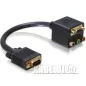   Delock adapter VGA dugó - VGA és Komponens (3xRCA) aljzat (aranyozott) (65059)