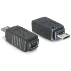 Delock micro USB - mini USB fordító adapter (65063)