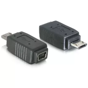 Delock micro USB - mini USB fordító adapter (65063)