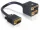 Delock Adapter VGA dugó - DVI-I és VGA aljzat (65068)