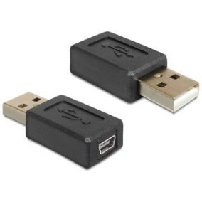 Delock mini USB anya - USB A apa adapter (65094)