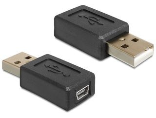 Delock mini USB anya - USB A apa adapter (65094)
