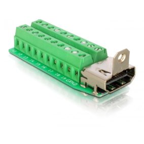 Delock HDMI (anya) – 20 tűs sorkapocs adapter (65168)