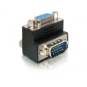 Delock VGA apa - VGA anya 90 fokos adapter (65171)