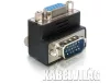 Delock VGA apa - VGA anya 90 fokos adapter (65171)