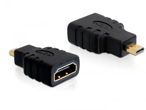 Delock micro HDMI D apa - HDMI anya adapter (65242)