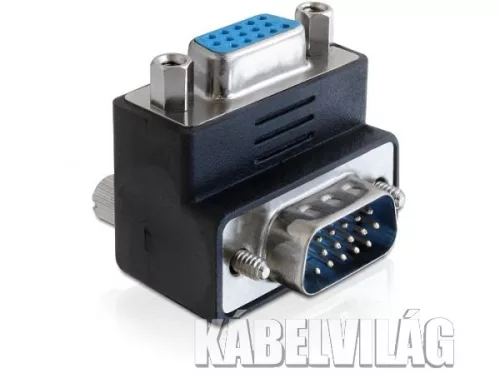 Delock VGA apa - VGA anya 270 fokos elforgatott adapter (65247)