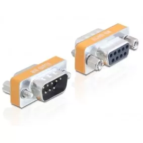 Delock soros DB9 apa to null modem DB9 anya adapter (65255)