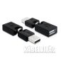 Delock forgatható USB apa - USB anya adapter (65260)