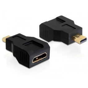 Delock mini HDMI anya - micro HDMI apa adapter (65271)