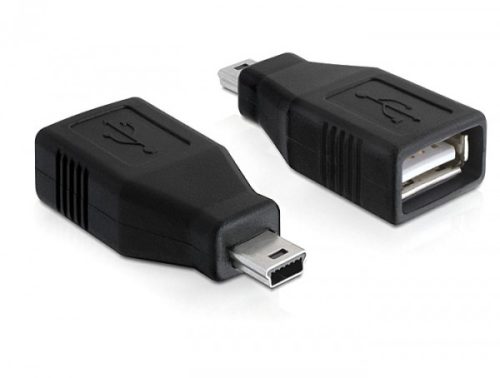 Delock mini USB apa - USB anya adapter (65277)