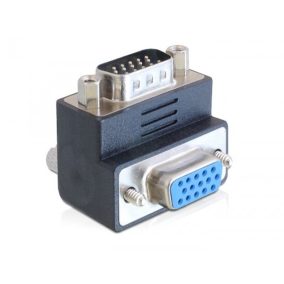   Delock VGA apa - VGA anya 90 fokos elforgatott adapter (65289)