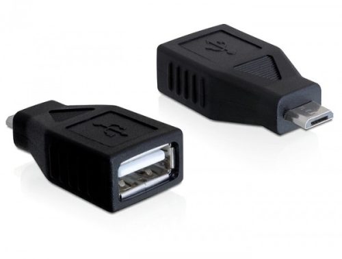 Delock Adapter USB micro-B male > USB 2.0-A female (65296)