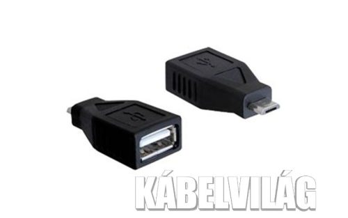 Delock Adapter USB micro-B male > USB 2.0-A female (65296)