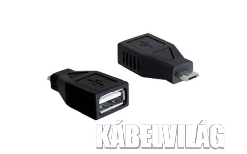 Delock Adapter USB micro-B male > USB 2.0-A female (65296)