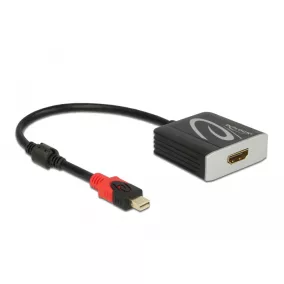   Delock mini DisplayPort apa 1.4 - HDMI anya aktív adapter 4K 60Hz (65302)