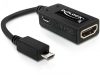 Delock micro USB 5 pin apa - HDMI anya MHL átalakító adapter (65314)