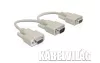 Delock VGA apa > 2 x VGA anya adapter, 20 cm (65328)