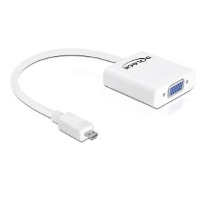Delock Adapter HDMI micro D apa > VGA anya (65347)