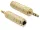Delock sztereo Jack 3.5 apa - 6.35 Jack aljzat fém adapter (65360)