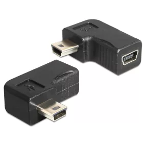   Delock USB mini 5pin apa - anya 90 fokkal elforgatott adapter (65448)