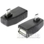 Delock USB micro B OTG, 90°-ban forgatott adapter (65474)
