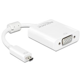 Delock micro HDMI apa - VGA anya adapter (65557)