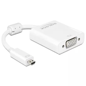 Delock micro HDMI apa - VGA anya adapter (65557)