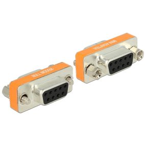 Delock soros DB9 anya to null modem DB9 anya adapter (65570)