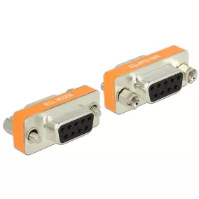 Delock soros DB9 anya to null modem DB9 anya adapter (65570)