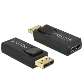   Delock DisplayPort apa 1.2 - HDMI anya 4K adapter, fekete (65571)